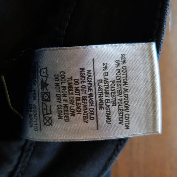 Hudson jeans Size 36 Color: black rinse Style:M402zdrc zack Skinny Fit - Picture 9 of 11